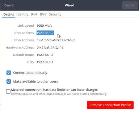Find IP Address using Ubuntu