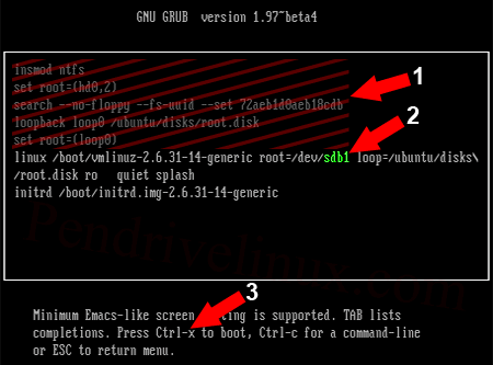 Modify WUBI Grub2 Boot Configuration
