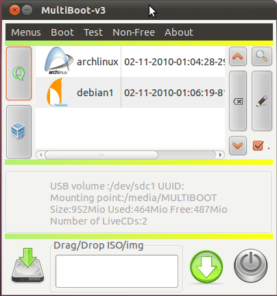 Drag and Drop ISOs - Multisystem - Multiboot USB