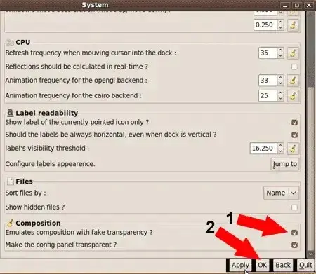 Emulate Composition Cairo Dock Emulate Composition Cairo Dock