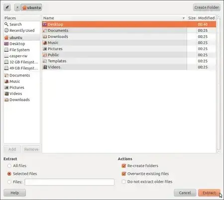 Extract to Desktop Extract to Desktop