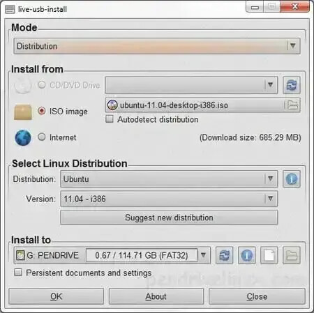 LinuxUSB Install