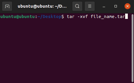 Extract Tar gz, or Untar a Tar File in Linux or Unix