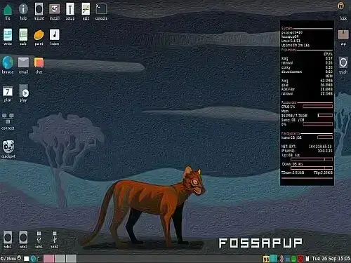 Puppy Linux running on USB Puppy Linux on USB