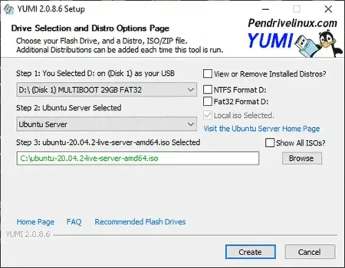 Use YUMI to Run Ubuntu Server from USB Use YUMI to Run Ubuntu Server from USB