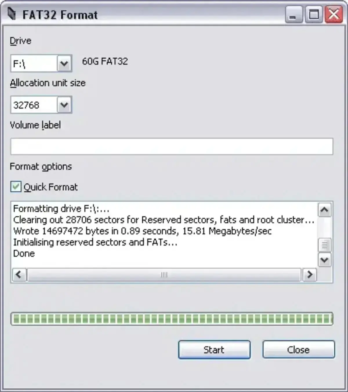 USB Fat32 Format Utility USB Fat32 Format Utility